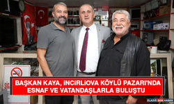 Başkan Kaya, İncirliova Köylü Pazarı'nda Esnaf ve Vatandaşlarla Buluştu