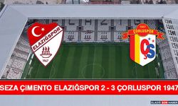 Seza Çimento Elazığspor 2 – 3 Çorluspor 1947