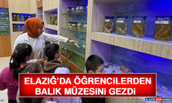 Elazığ’da Öğrencilerden Balık Müzesini Gezdi