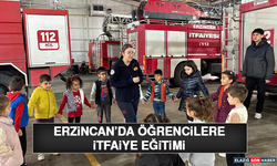 Erzincan’da Öğrencilere İtfaiye Eğitimi