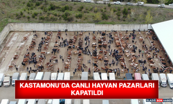 Kastamonu’da Canlı Hayvan Pazarları Kapatıldı