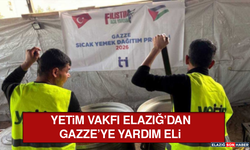 Yetim Vakfı Elazığ’dan Gazze’ye Yardım Eli