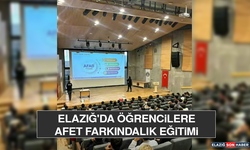 Elazığ'da Öğrencilere Afet Farkındalık Eğitimi