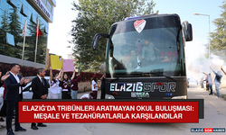 Elazığ’da Tribünleri Aratmayan Okul Buluşması: Meşale Ve Tezahüratlarla Karşılandılar