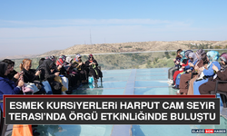 ESMEK Kursiyerleri Harput Cam Seyir Terası’nda Örgü Etkinliğinde Buluştu
