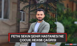 Fethi Sekin Şehir Hastanesi’ne Çocuk Hekimi Çağrısı