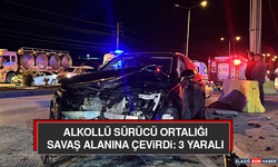 Alkollü Sürücü Ortalığı Savaş Alanına Çevirdi: 3 Yaralı