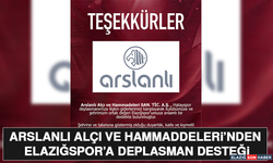 Arslanlı Alçı ve Hammaddeleri’nden Elazığspor’a Deplasman Desteği