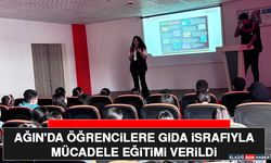 Ağın'da Öğrencilere Gıda İsrafıyla Mücadele Eğitimi Verildi