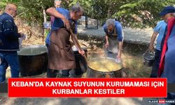 Keban'da Kaynak Suyunun Kurumaması İçin Kurbanlar Kestiler