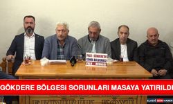 Gökdere Bölgesi Sorunları Masaya Yatırıldı