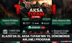 Elazığ’da El Aksa Tufanı’nın Yıl Dönümünde Anlamlı Program