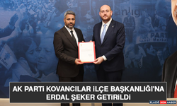 AK Parti Kovancılar İlçe Başkanlığı'na Erdal Şeker Getirildi