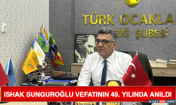 İshak Sunguroğlu Vefatının 49. Yılında Anıldı
