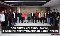 GSK Erkek Voleybol Takımı, İl Müdürü Eren Tarafından Kabul Edildi