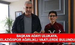 Başkan Adayı Ulukaya, Elazığspor Ağırlıklı Vaatlerde Bulundu