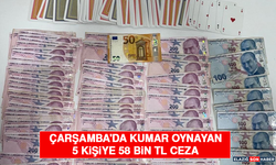 Çarşamba'da Kumar Oynayan 5 Kişiye 58 Bin Tl Ceza