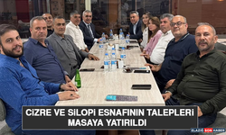 Cizre ve Silopi Esnafının Talepleri Masaya Yatırıldı