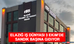 Elazığ İş Dünyası 3 Ekim’de Sandık Başına Gidiyor