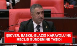 Işıkver, Baskil-Elazığ Karayolu’nu Meclis Gündemine Taşıdı