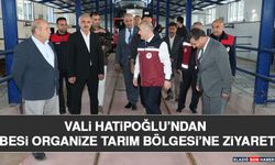 Vali Hatipoğlu’ndan Besi Organize Tarım Bölgesi’ne Ziyaret