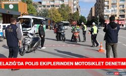 Elazığ’da Polis Ekiplerinden Motosiklet Denetimi