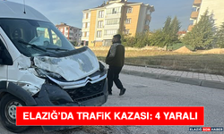 Elazığ’da Trafik Kazası: 4 Yaralı
