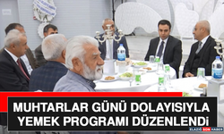 Muhtarlar Günü Dolayısıyla Yemek Programı Düzenlendi