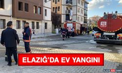 Elazığ’da Ev Yangını