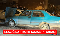Elazığ’da Trafik Kazası: 1 Yaralı