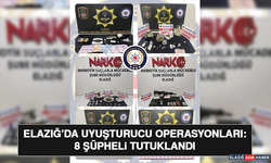 Elazığ’da Uyuşturucu Operasyonları: 8 Şüpheli Tutuklandı