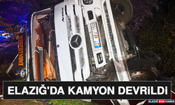Elazığ'da Kamyon Devrildi