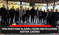 YENİ Parti’den Elazığlı Üzüm Üreticilerine Destek Çağrısı