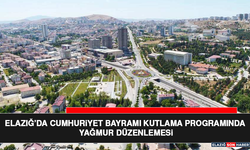 Elazığ’da Cumhuriyet Bayramı Kutlama Programında Yağmur Düzenlemesi