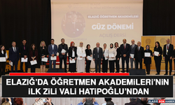 Elazığ’da Öğretmen Akademileri’nin İlk Zili Vali Hatipoğlu’ndan