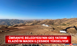 Ümraniye Belediyesi’nin GES Yatırımı Elazığ’ın Maden İlçesinde Yükseliyor