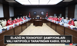 Elazığ’ın TEKNOFEST Şampiyonları Vali Hatipoğlu Tarafından Kabul Edildi