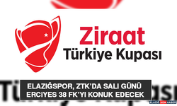 Elazığspor, Ztk’da Salı Günü Erciyes 38 Fk’yı Konuk Edecek