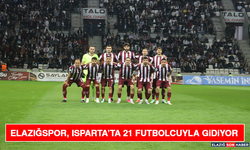 Elazığspor, Isparta’ta 21 Futbolcuyla Gidiyor