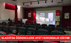 Elazığ'da Öğrencilere Afet Farkındalık Eğitimi