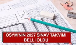 ÖSYM'nin 2027 Sınav Takvimi Belli Oldu