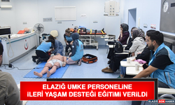Elazığ UMKE Personeline İleri Yaşam Desteği Eğitimi Verildi