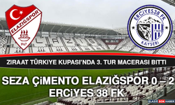 Seza Çimento Elazığspor 0 - 2 Erciyes 38 FK