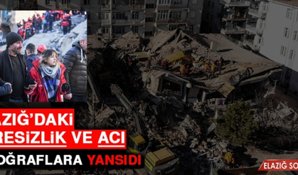 Elazığ'daki Çaresizlik ve Acı Fotoğraflara Yansıdı