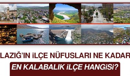Elazığ İlçe Nüfusları