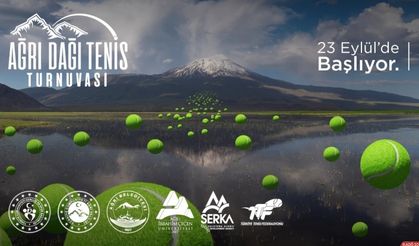 Ağrı Dağı temalı ’Ulusal Tenis Turnuvası’ başlıyor