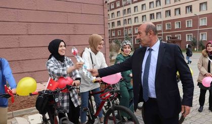 Siirt’te kadınlar için bisiklet turu gerçekleştirildi