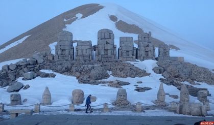 Yolu açılan Nemrut Dağı ilk turistleri ağırladı