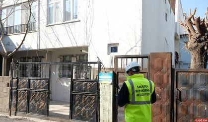 Sakarya Büyükşehir’den hasar tespiti çalışmalarına destek