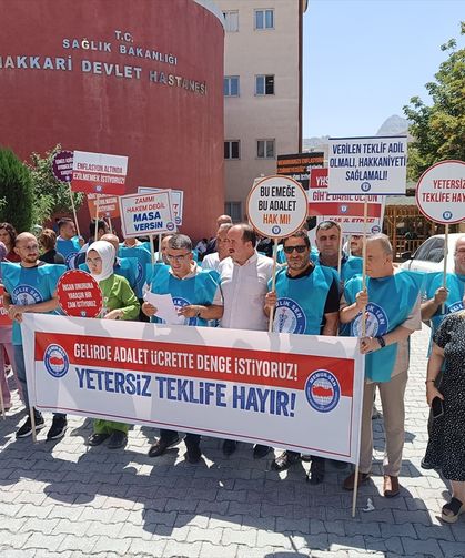 Sağlık-Sen Hakkari Şubesinden 8. Dönem Kamu Toplu Sözleşmesine ilişkin açıklama